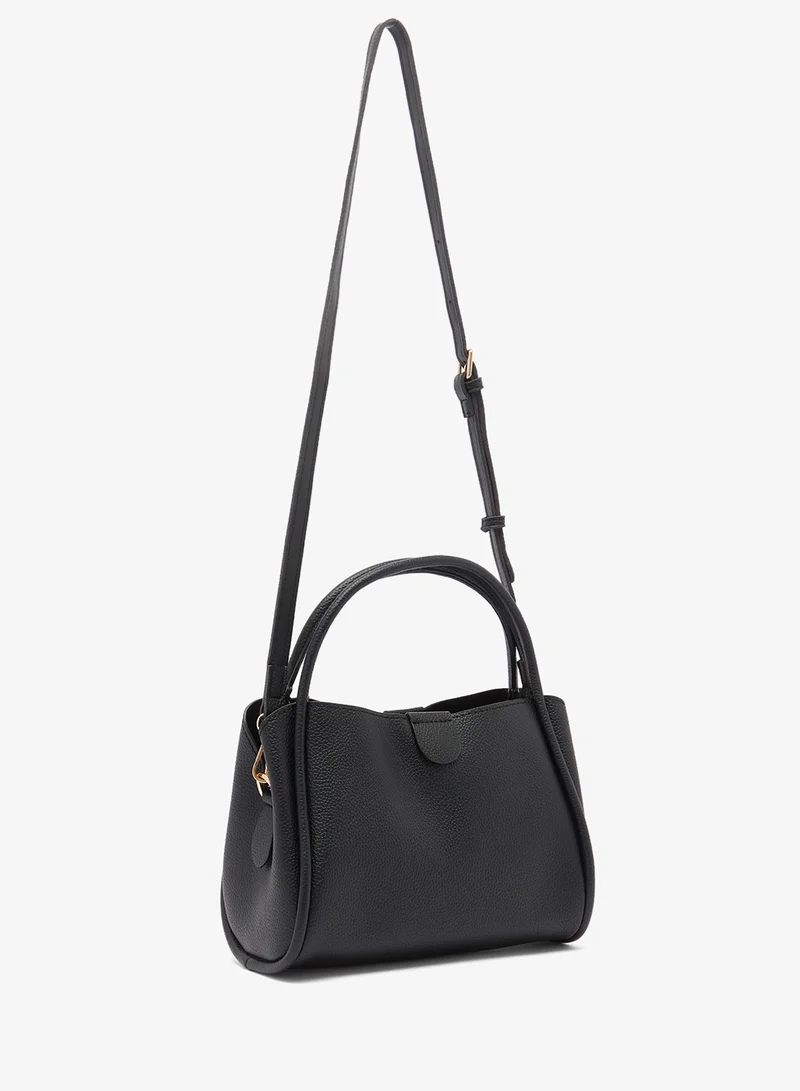 ELLA Classic Top Handle Satchel With Strap